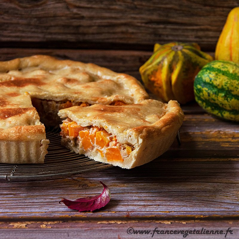 Tourte de courge (végétarien, vegan)