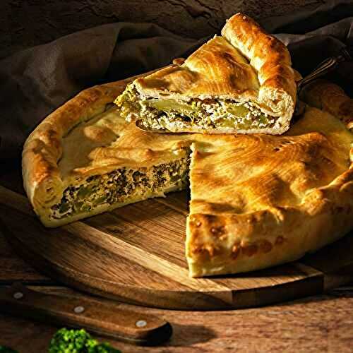 Tourte aux brocolis (végétarien, vegan)