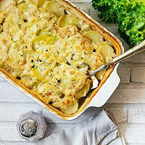 Gratin au bleu (végétalien, vegan)