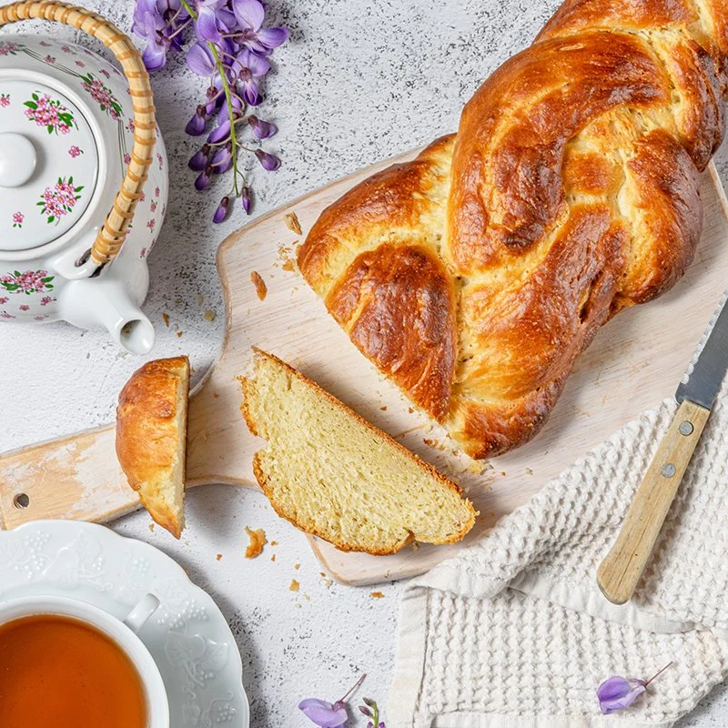 Brioche tressée / zopf (végétalien, vegan)