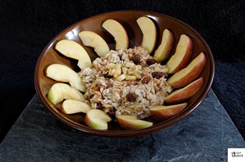 Porridge aux pommes | petit déjeuner | automne-hiver