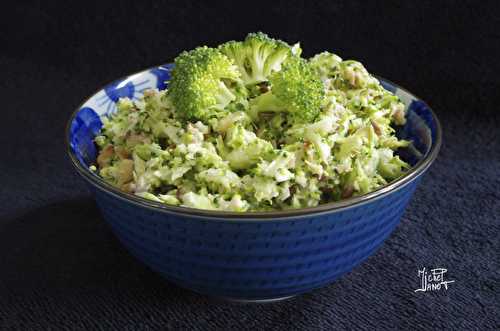 Salade brocolis- bacon- amandes-noix de cajou | Apéro-entrée