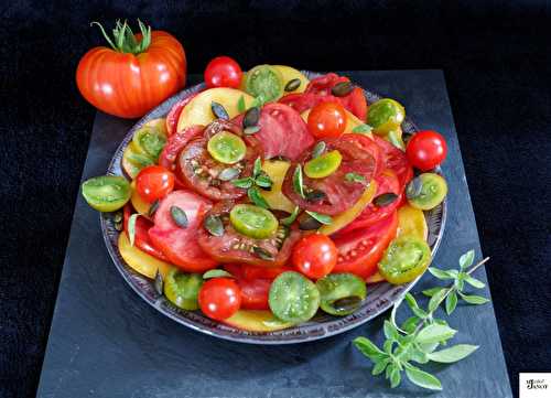 Salade tomates- nectarines | gaia bien etre