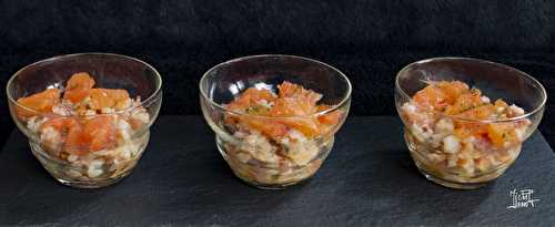 Tartare de Saint Jacques et crevettes | recettes | apéritif | repas de fête