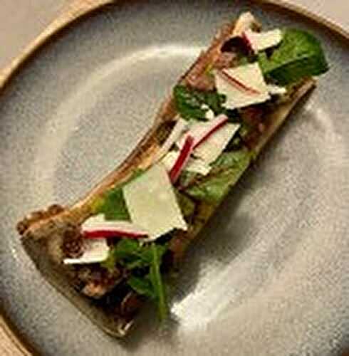 Os à moelle rôti et tartare de boeuf