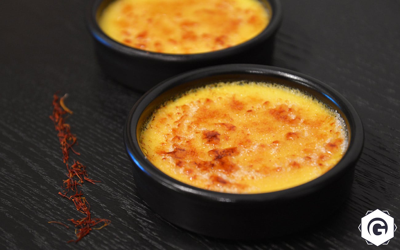 Crème brûlée au safran