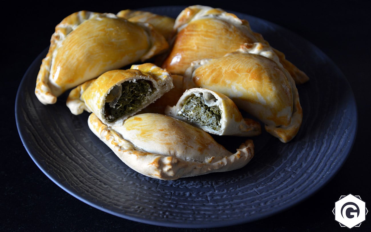 Empanadas aux épinards et au chèvre