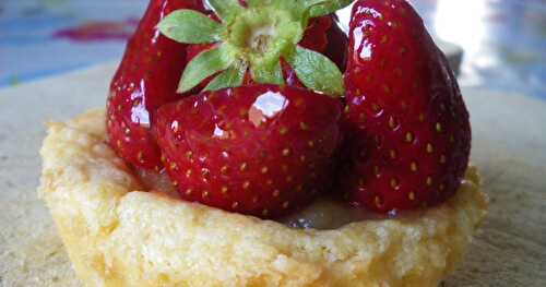 Biscuit façon tarte fraise pomme