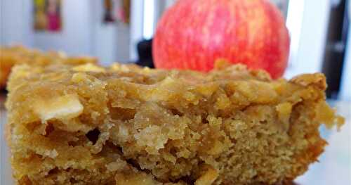 Blondies chocolat blanc pomme cannelle