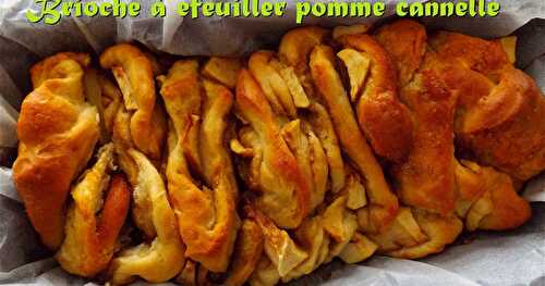 Brioche à éfeuiller pomme cannelle