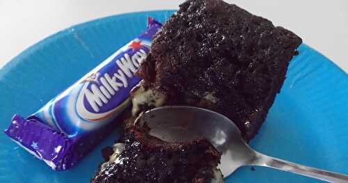 Brownie au Milky Way