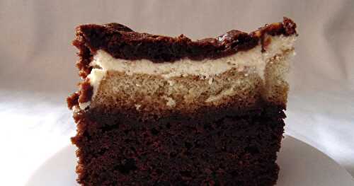 Brownie tiramisu