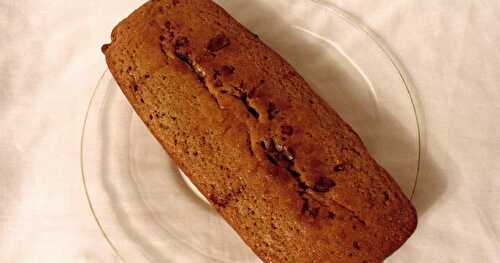 Cake à la farine de riz et de châtaigne et aux chocos caramels