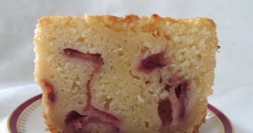 Cake au citron et aux fraises