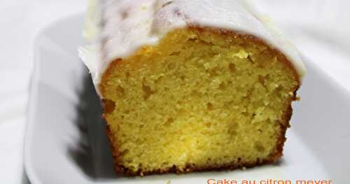 Cake au citron Meyer