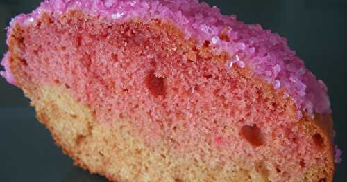 Cake marbré vanille grenadine