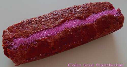 Cake tout framboise