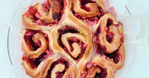 Chinois aux framboises et aux pralines roses