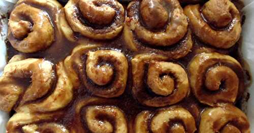 Cinnamon roll bonne mine à la carotte et au caramel