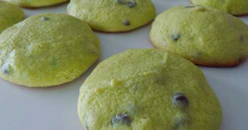 Cookies à la pistache et aux pépites de chocolat