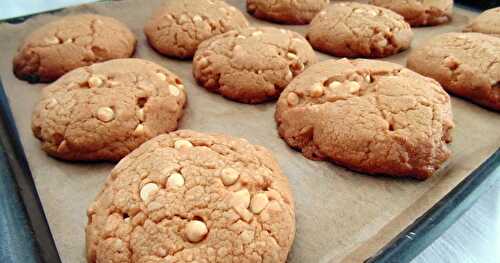 Cookies spéculoos et chocolat blanc