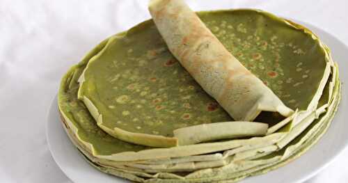 Crêpes au thé matcha