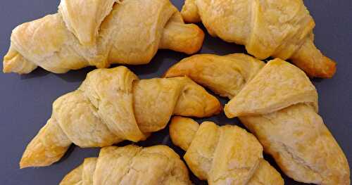 Croissants feuilletés à la Wassila