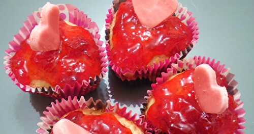 Cucpakes frangipane et fruits rouges