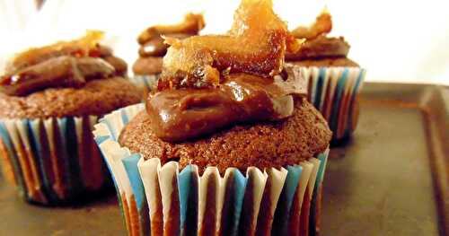 Cupcake datte et chocolat