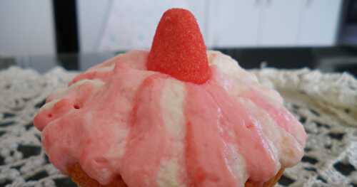 Cupcakes légers aux fraises Tagada