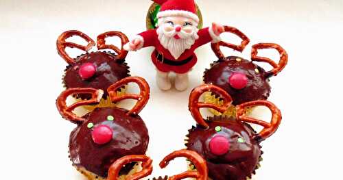 Cupcakes rennes de Noël