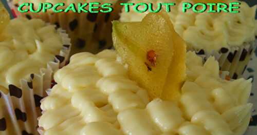 Cupcakes tout poire