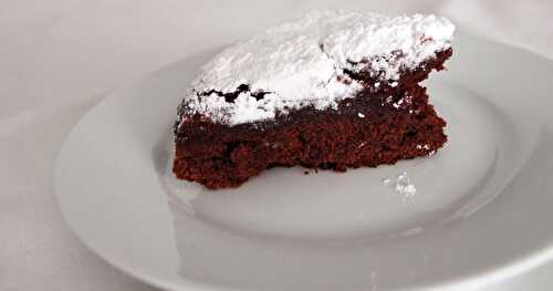 Fondant à la banane, à la châtaigne et au chocolat (vegan)