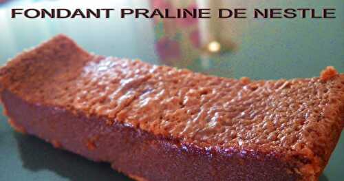 Fondant praliné Nestlé