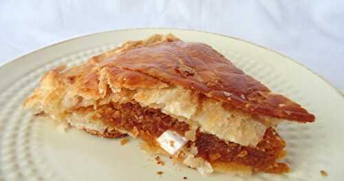Galette à l'amande et au caramel