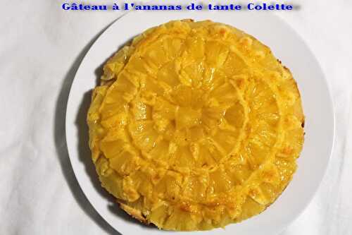 Gâteau à l'ananas de tante Colette