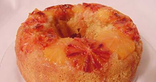 Gâteau à l'orange sanguine