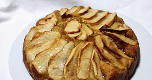 Gâteau à la banane et aux pommes - sans gras