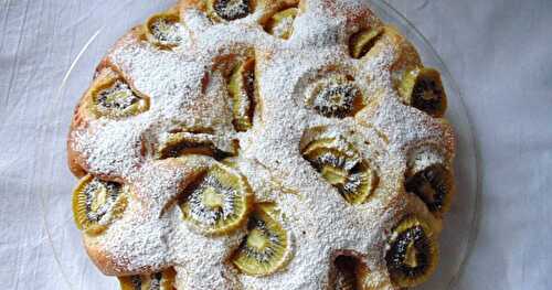 Gâteau à la ricotta et aux kiwis