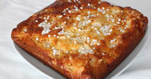 Gâteau à la vanille et aux pommes