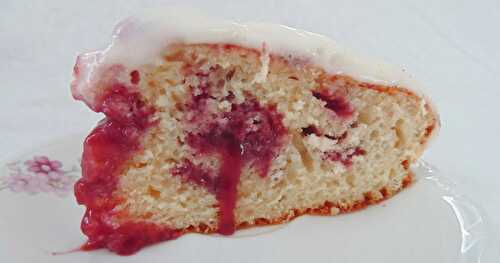 Gateau à trous à la framboise