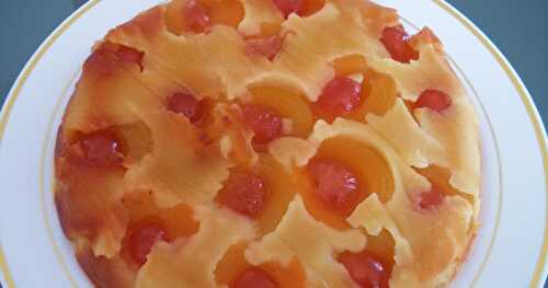 Gateau abricots cerises