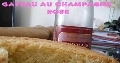 Gâteau au champagne rose