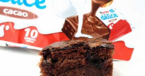 Gâteau au chocolat et au Kinder Délice