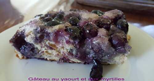 Gâteau au yaourt et aux myrtilles