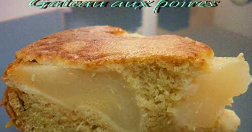 Gateau aux poires