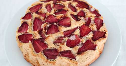 Gâteau biscuité aux fraises