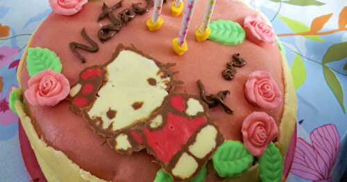 Gâteau d'anniversaire de ma Chacha