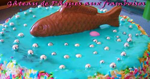 Gâteau de Pâques à la framboise