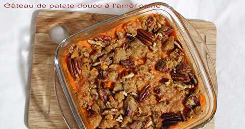 Gâteau de patate douce à l'américaine